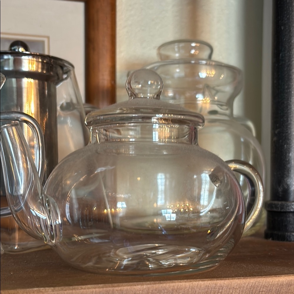 Clear Glass Teapot